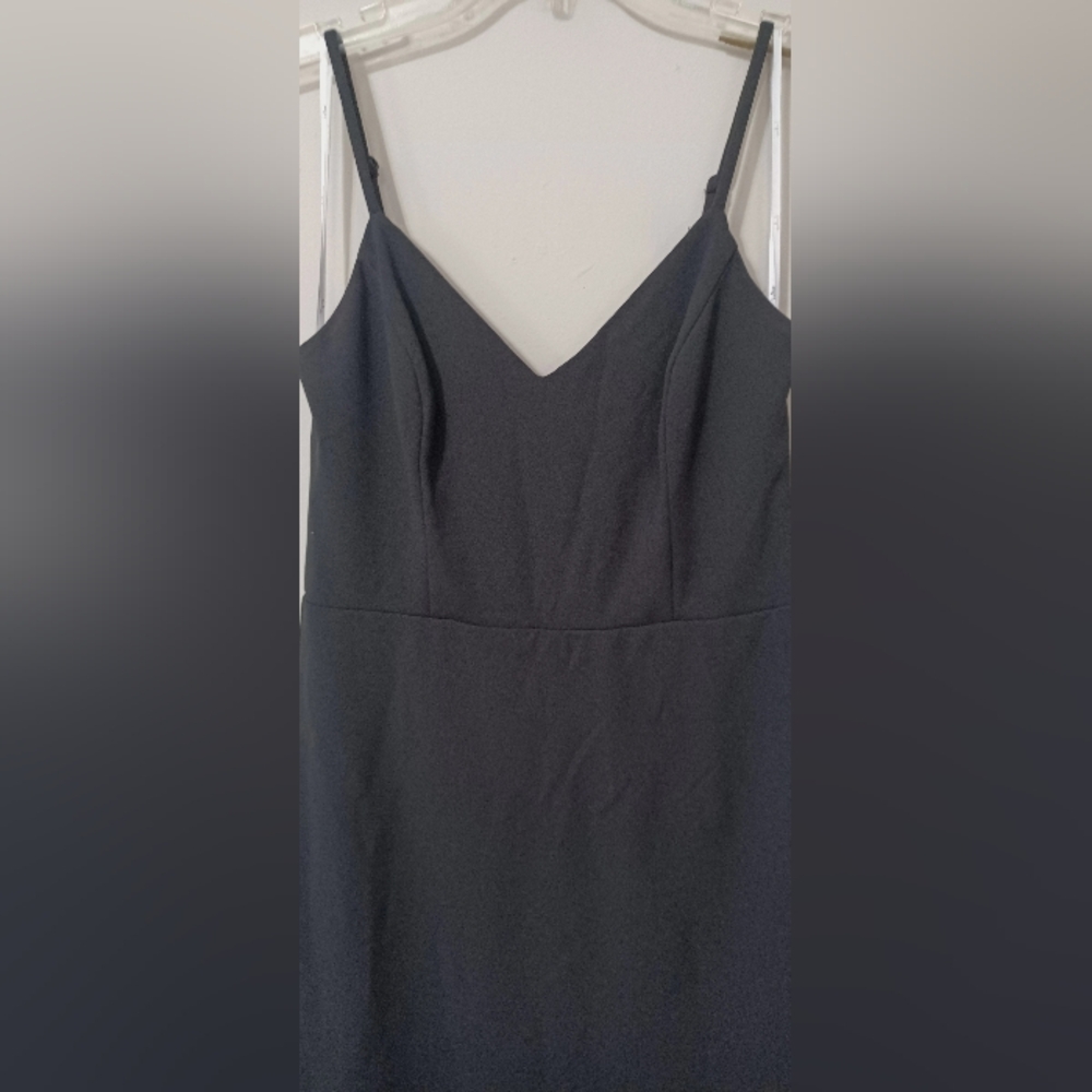 Lulus Maxi Elegant Black Dress W/ Spaghetti Strap  Dress. NW0T. Size Medium